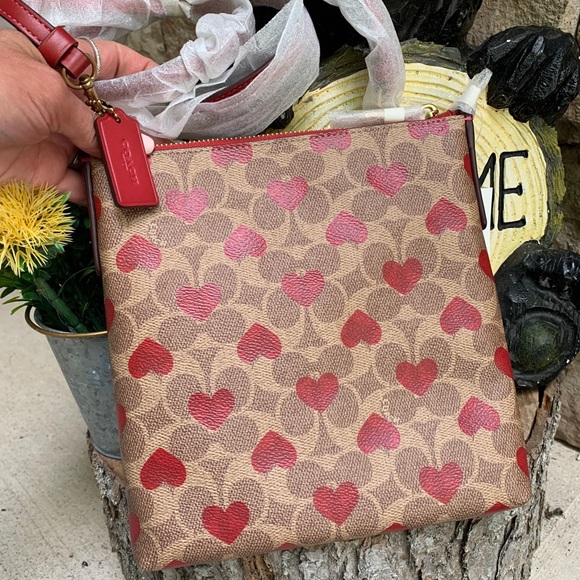 Authentic coach 1941 Coated Signature Canvas/refined calf leather top zip Crosby - Picture 3 of 14